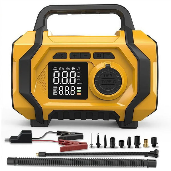 Arrancador de Auto 6 en 1 + REGALO: Estuche Rígido GRATIS