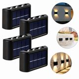 Lámpara Solar de Pared SolarGuard — Sin Cables ni Instalación | Kit 4 Unidades