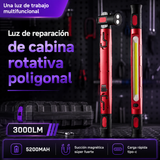 Lámpara Magnética de Trabajo y te regalamos GRATIS un Kit de 3 Mini Linternas Llavero LED Recargable