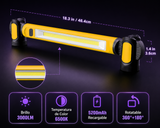 Lámpara Magnética de Trabajo y te regalamos GRATIS un Kit de 3 Mini Linternas Llavero LED Recargable