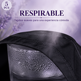 Panty Modelador Cintura Alta Ice Silk LuckyShape™ Kit 5 Piezas — Levanta Bumbum y Aplana el Abdomen [ÚLTIMAS UNIDADES]
