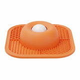 Comedouro Slow Feeder 3 en 1 con Bola Interactiva y Superficie de Lamido para Perros