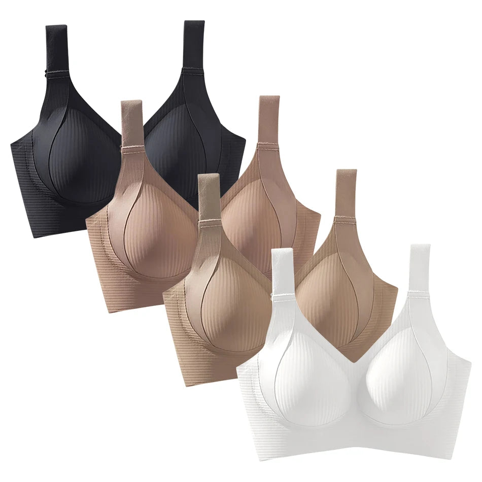 Bra Sin Aro Full Cup ComfortFit™ Compra 2 y llévate 4 Gran Soporte Sin Marcas [ÚLTIMAS UNIDADES]