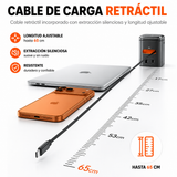 Estación de Carga Inalámbrica 6 en 1 ACEFAST — Magnética 15W + GaN 65W para iPhone