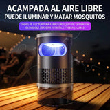 Lámpara Anti Mosquitos Recargable USB-C — Atrapa Insectos Silencioso para Interior y Camping