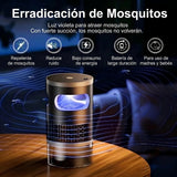 Lámpara Anti Mosquitos Recargable USB-C — Atrapa Insectos Silencioso para Interior y Camping