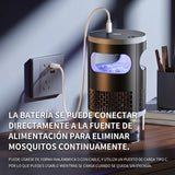 Lámpara Anti Mosquitos Recargable USB-C — Atrapa Insectos Silencioso para Interior y Camping