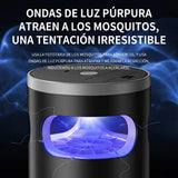Lámpara Anti Mosquitos Recargable USB-C — Atrapa Insectos Silencioso para Interior y Camping